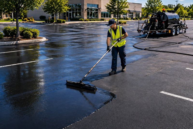 Church Parking Lot Sealcoating in Miami Dade County, FL