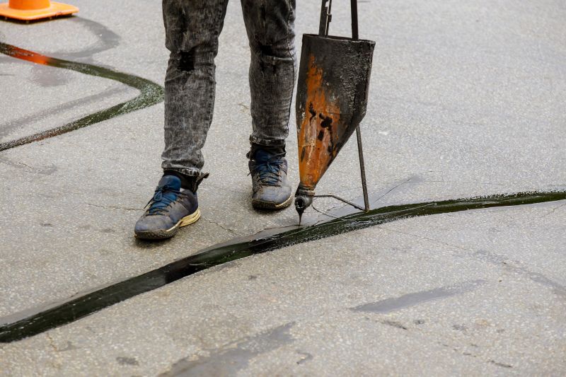 Seal Coating in Progress