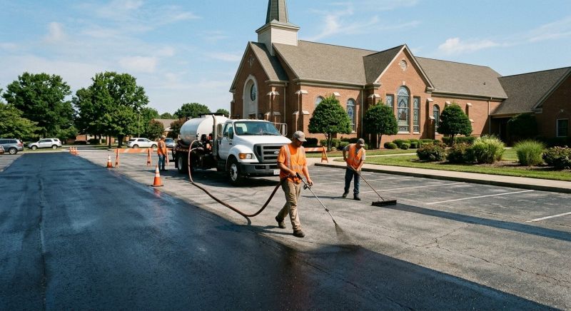 Parking Lot Resurfacing in Greenville, SC