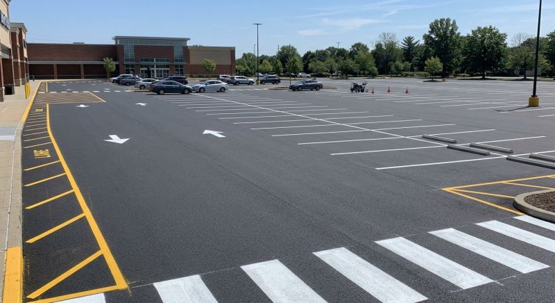 Parking Lot Striping in Suwanee, GA