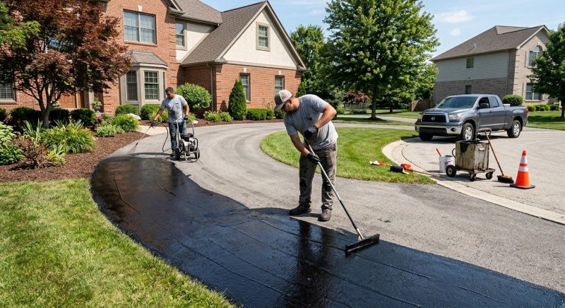 Tar Driveway Sealing in Grand Rapids, MI